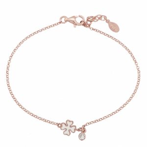 Bracelet-silver-925-pink-gold-plated-with-enamel-and-white-zirconia