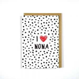 GREEK MOTHER’S DAY CARD I HEART NONA