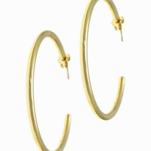 Earrings-in-silver-925-yellow-gold-plated–diameter-4-5-cm-0-3-cm-thick-