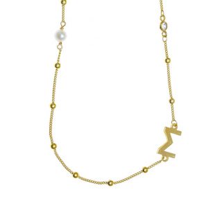 Necklace-silver-925-yellow-gold-plated-with-white-zirconia