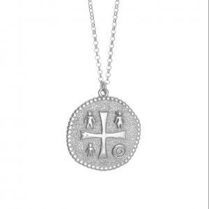 Necklace-silver-925-white-rhodium-plated