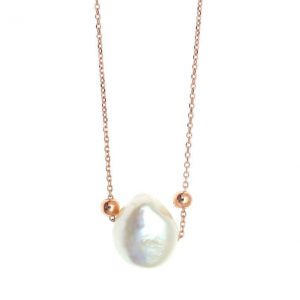 Necklase-in-silver-925-pink-gold-plated-with-pearls