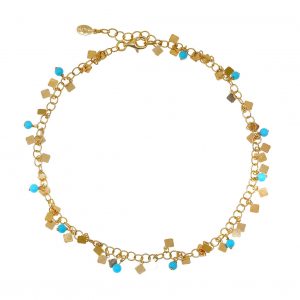 Foot-chain-silver-925-yellow-gold-plated-with-synthetic-stones (1)